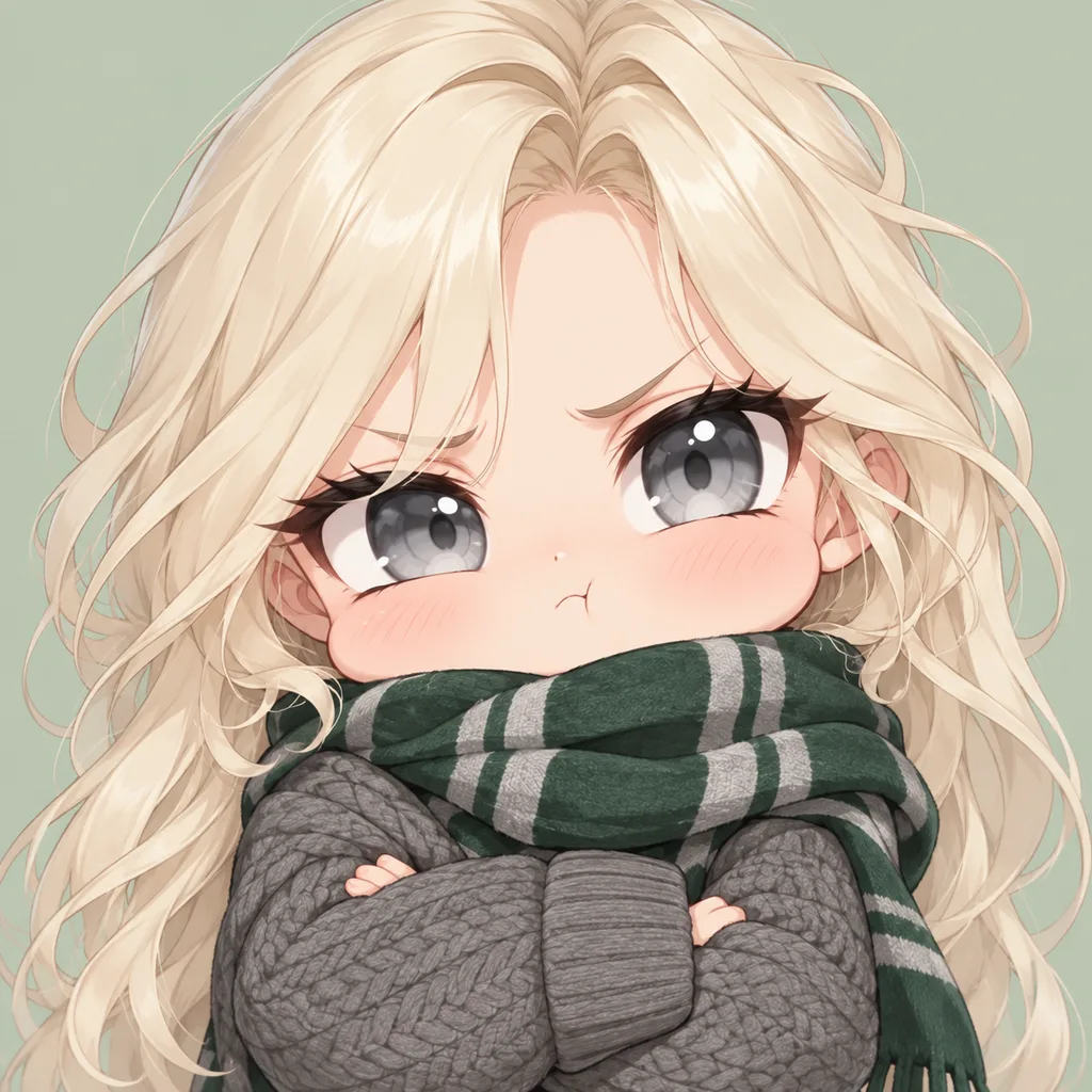 Chibi pout avatar: sample image