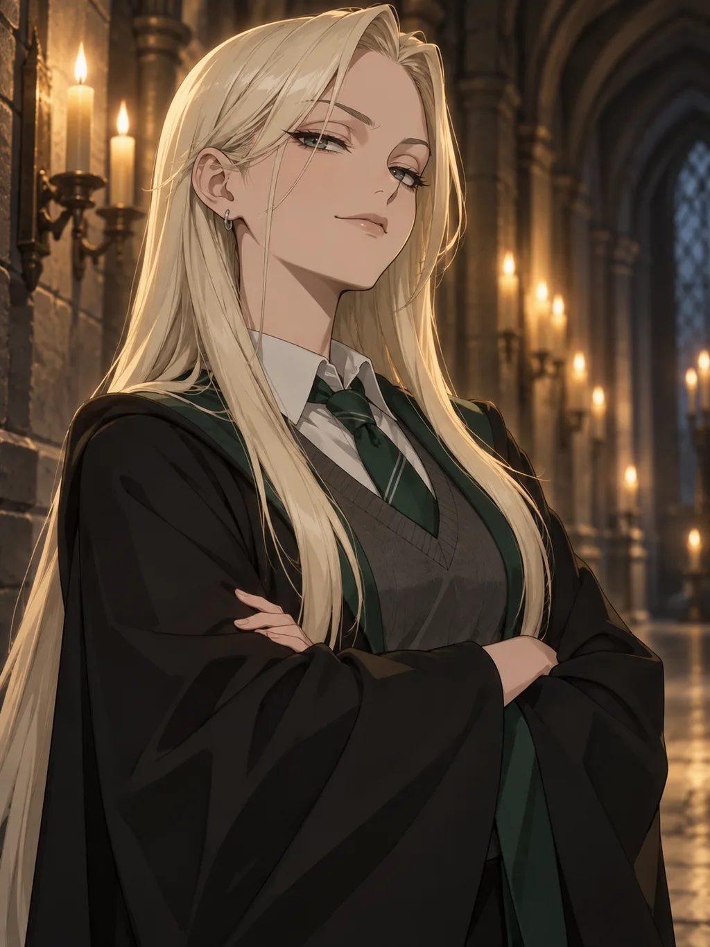 The signature smirk